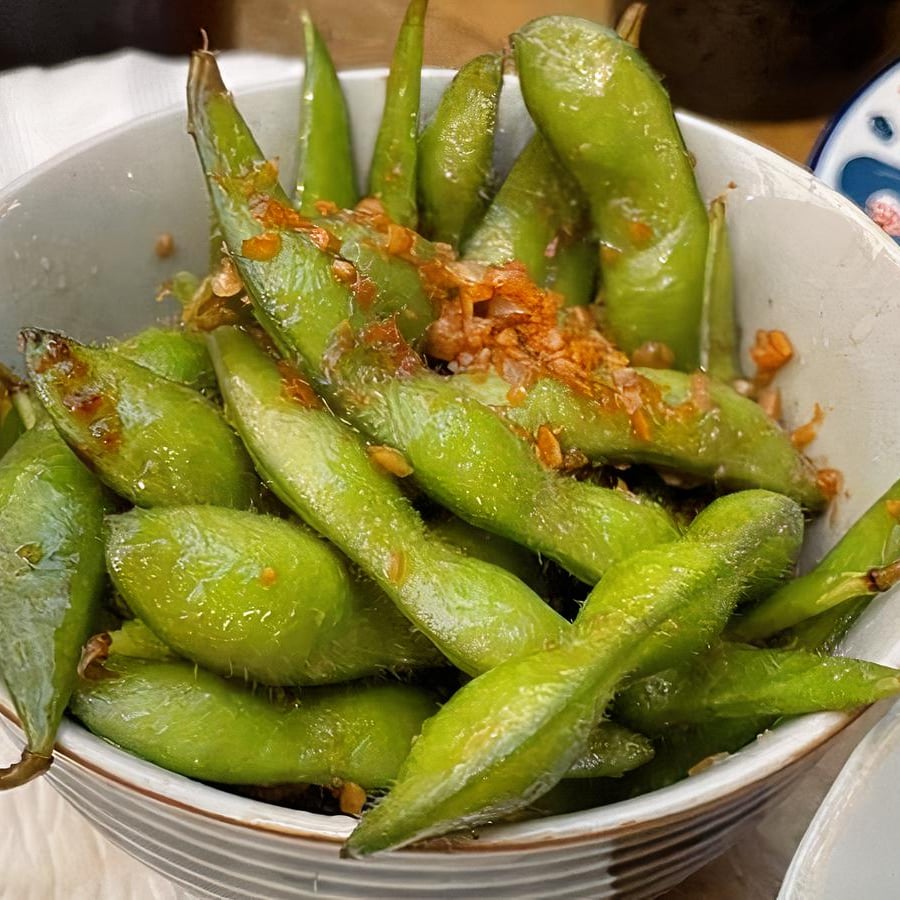 Garlic Edamame.