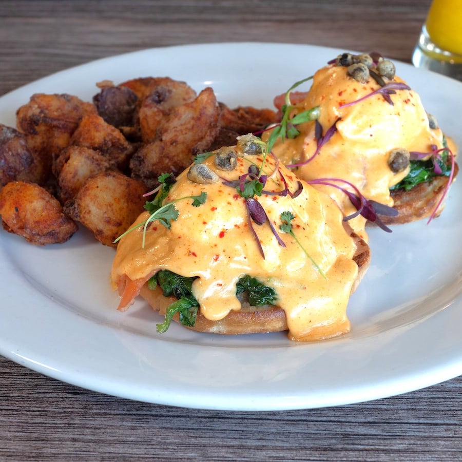 Salmon Benedict.
