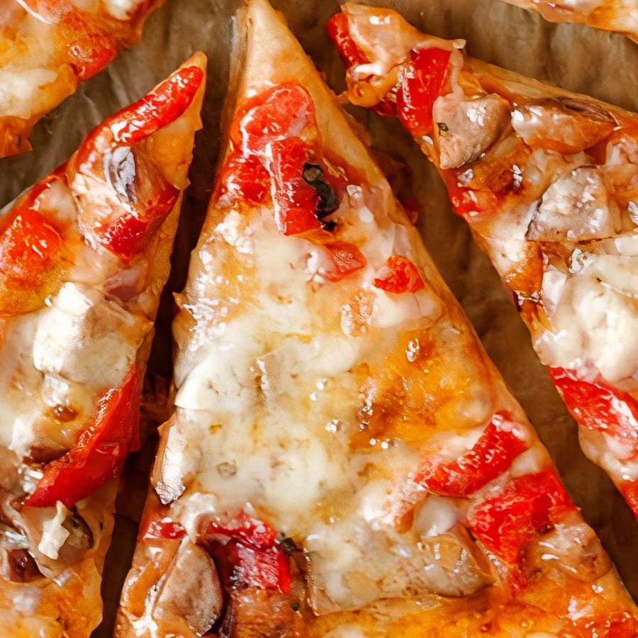 Roasted Peppers Pizza