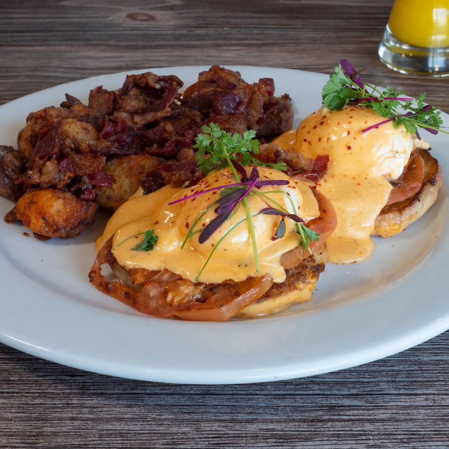 Brisket Benedict.