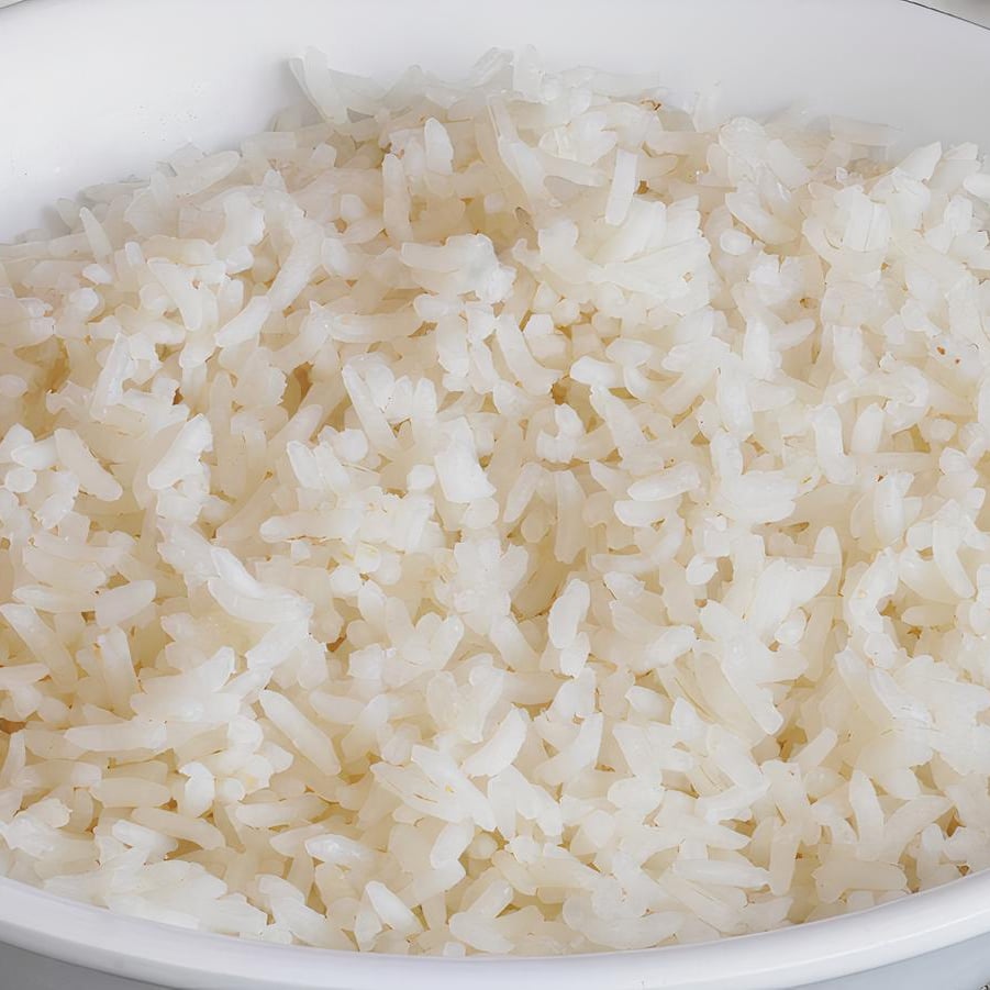 Garlic White Rice.