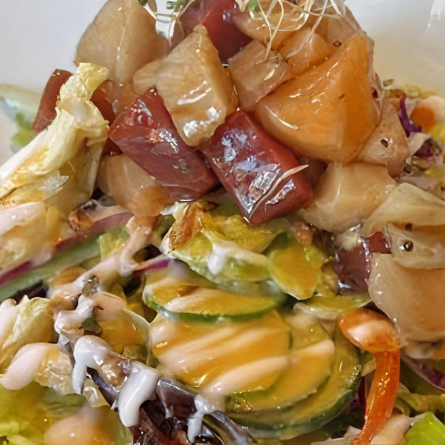 Sashimi Salad.