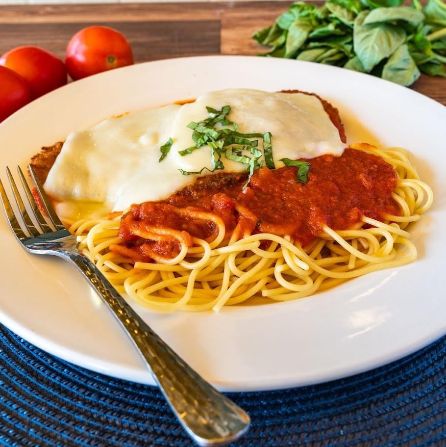Chicken Parmigiana.