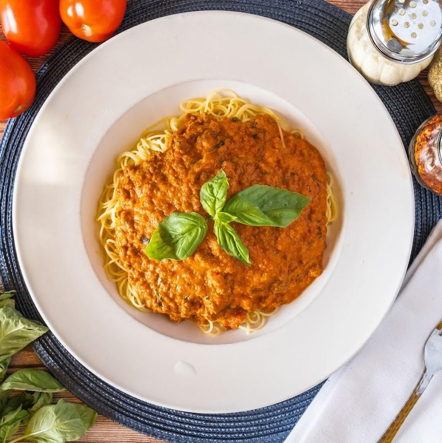 Capellini Bolognese.