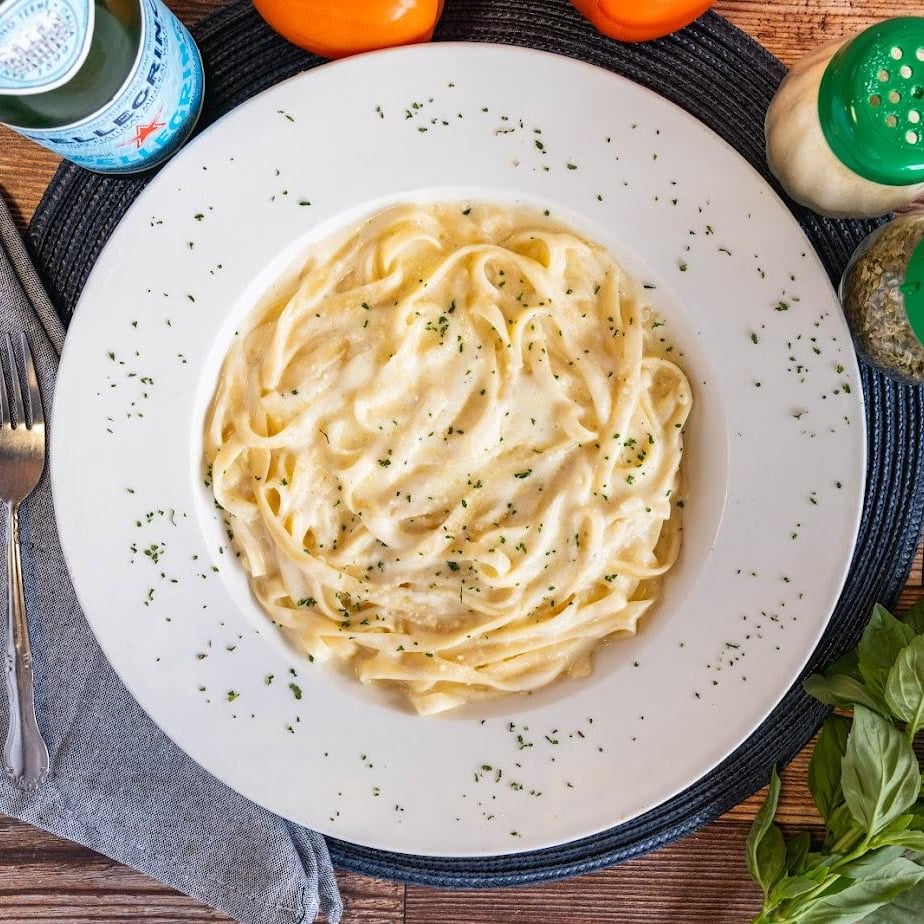 Kids Fettuccini Alfredo.