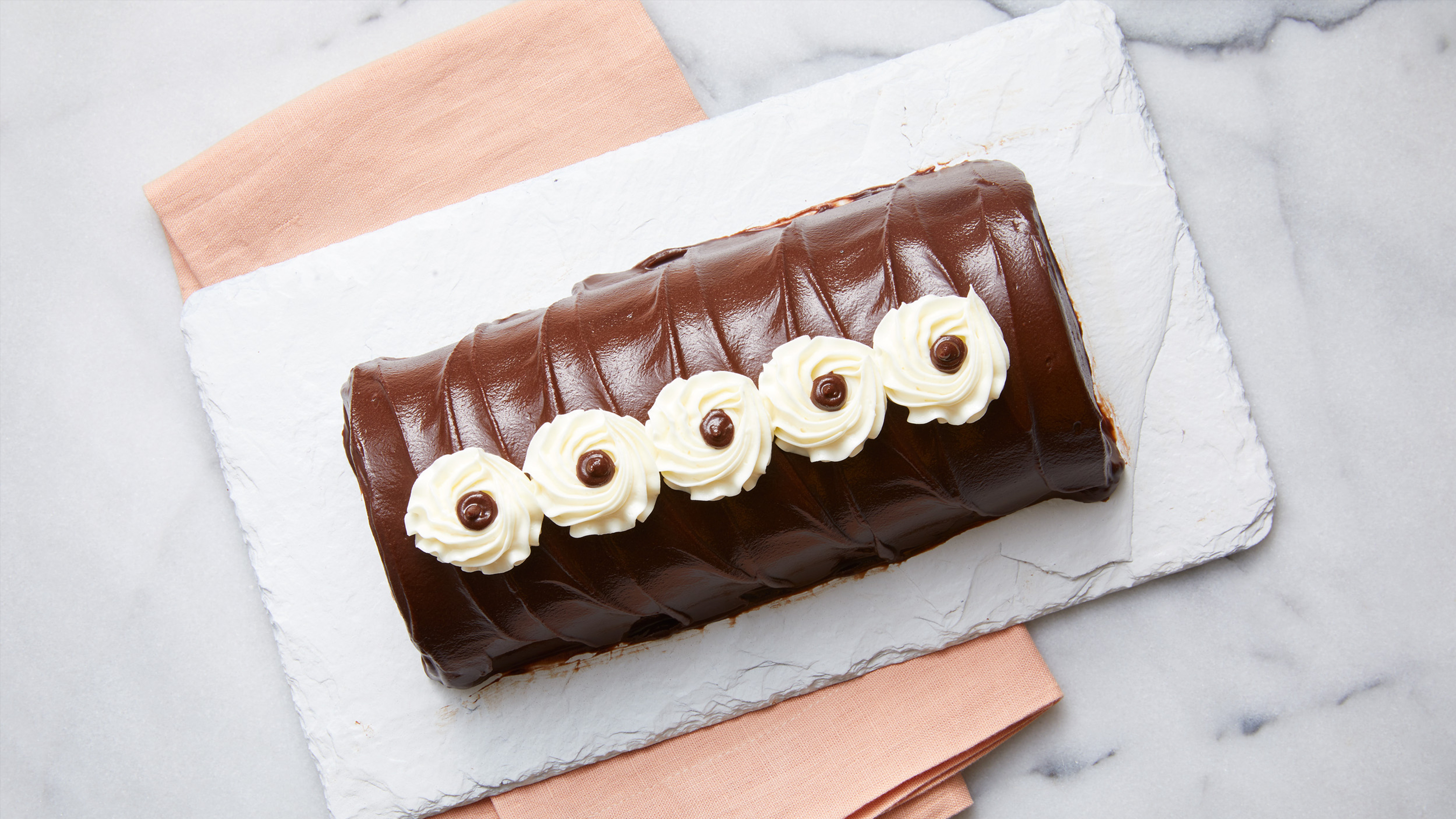 Iced Chocolate Roll.