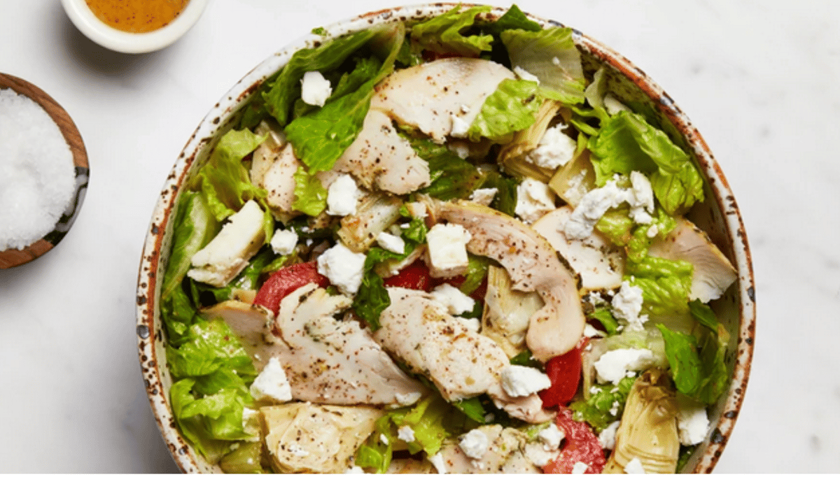 L'Occitane - Romaine Salad, Chicken & Bucherondin (goat’s milk cheese)