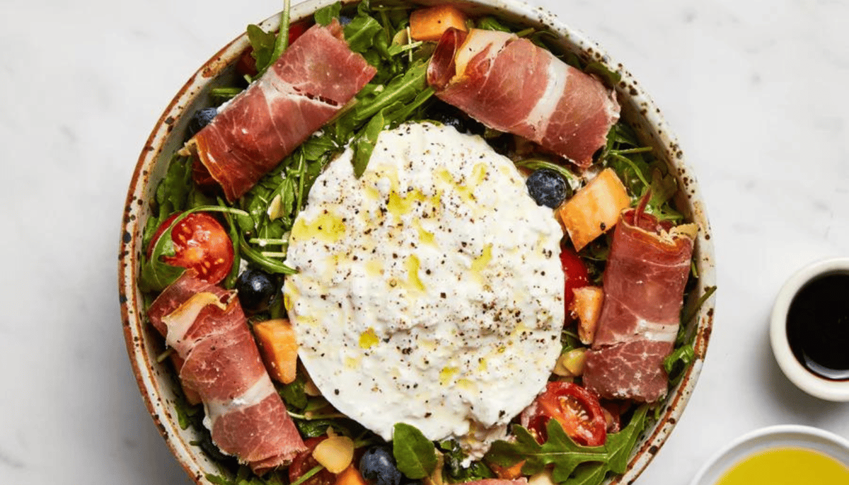 La Florentine - Organic Arugula, Prosciutto di Italia & Handmade Burrata Cheese (cow's milk)