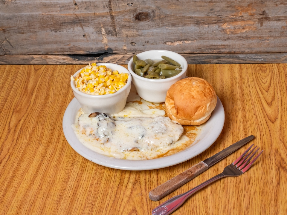 Smothered Chicken.
