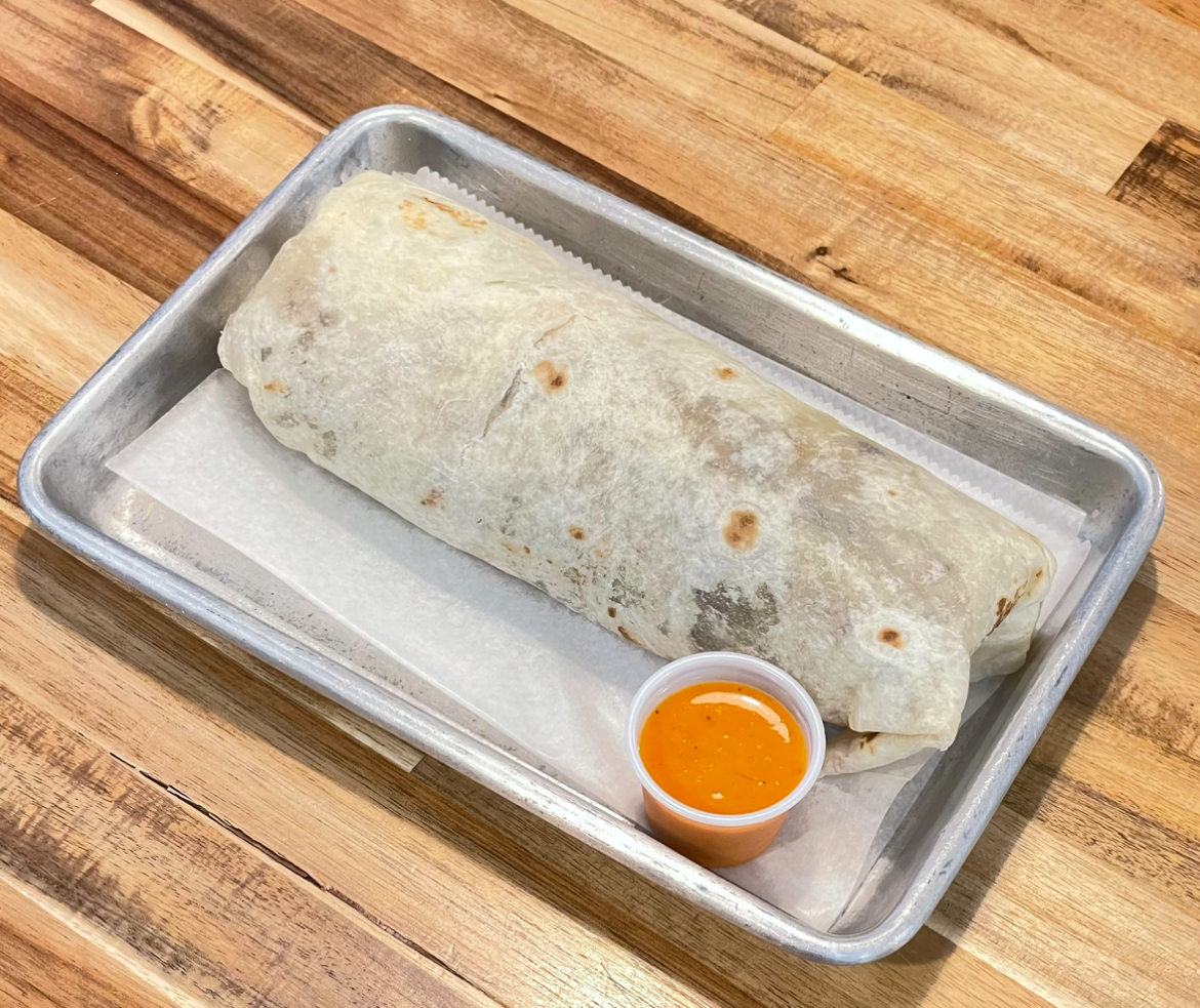 La Fonda St Chicken Al Pastor Burrito.