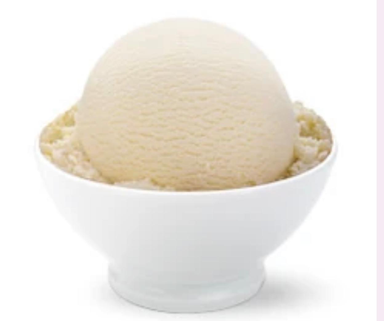 # Vanilla Ice Cream.