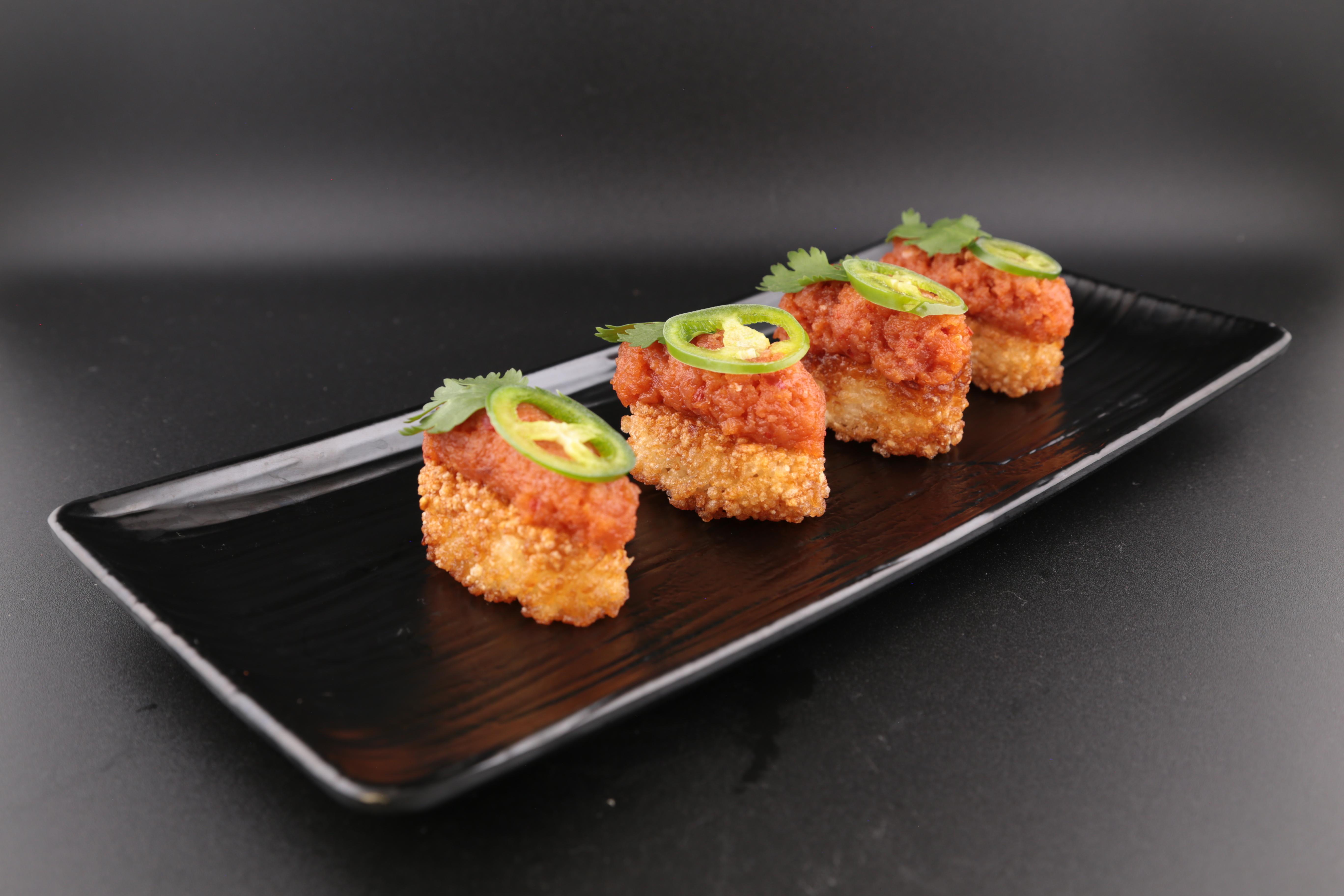 Spicy Tuna Crispy Rice (4 Pcs).