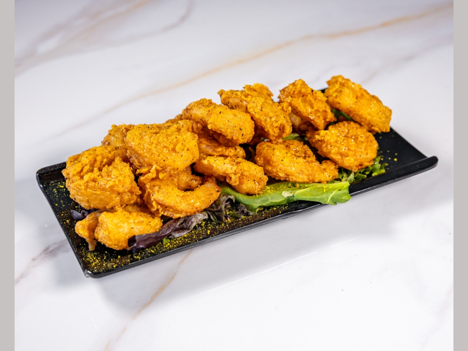 HONEY LEMON PEPPER SHRIMP.