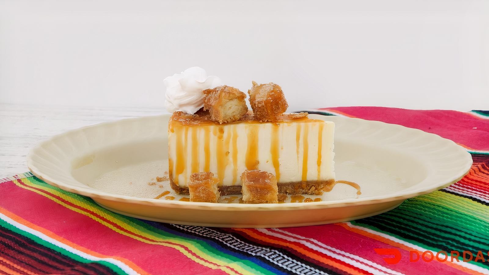 Churro Cheesecake Slice.