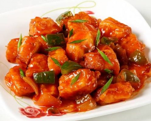 Chilli Paneer.