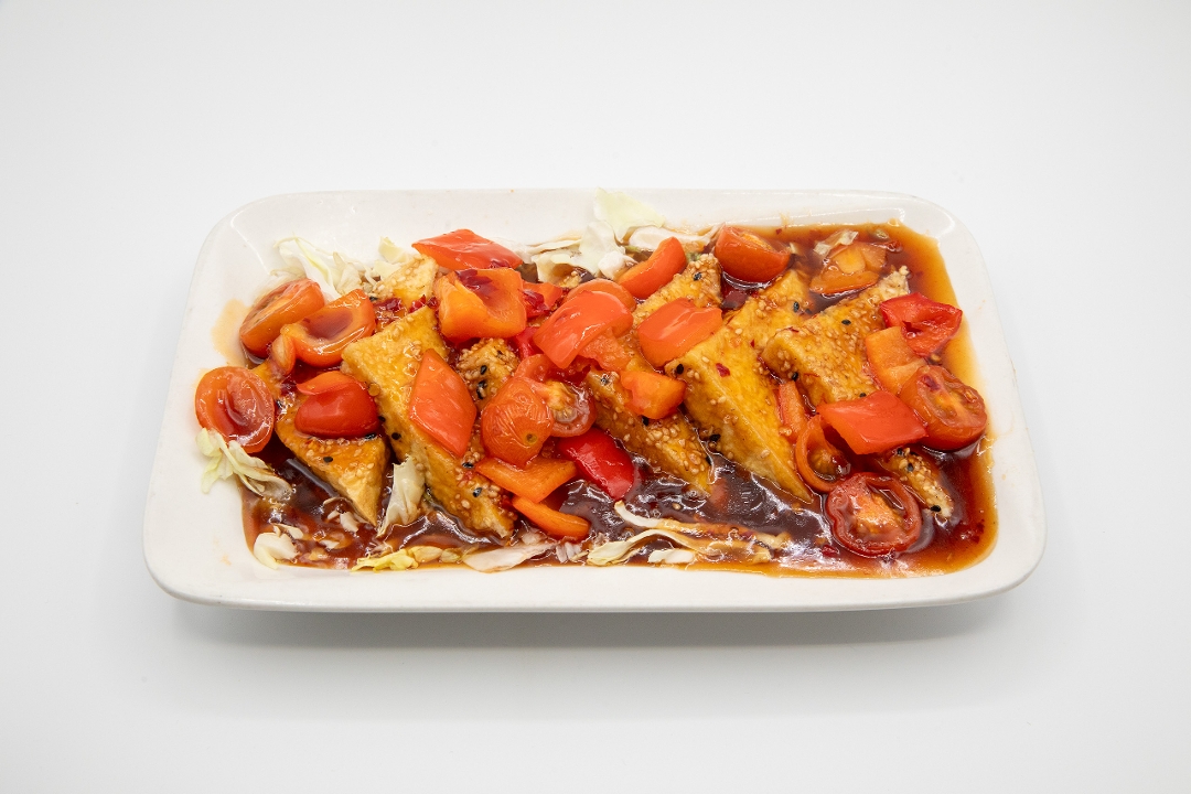 Sesame Tofu.