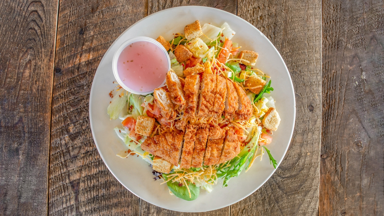 Fried Chicken Salad.
