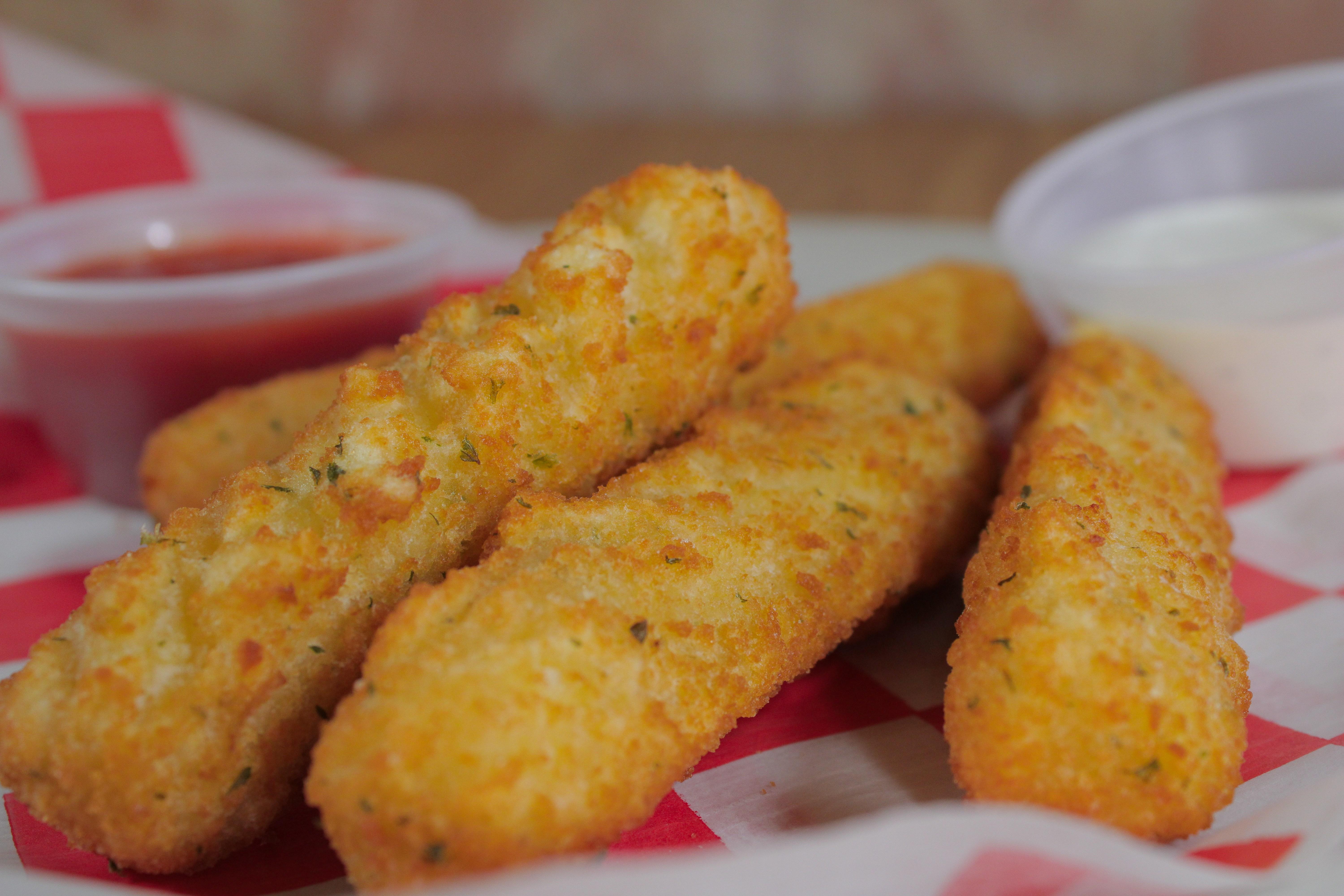 Fried Cheese Sticks.