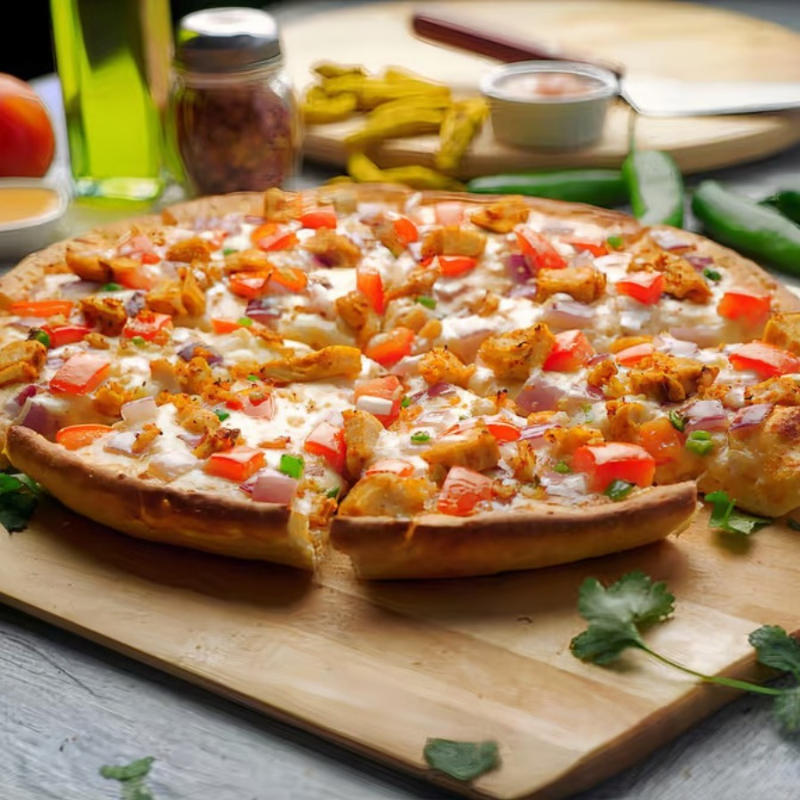 GF Plant-Based Butter Chicken Pizzatwist.