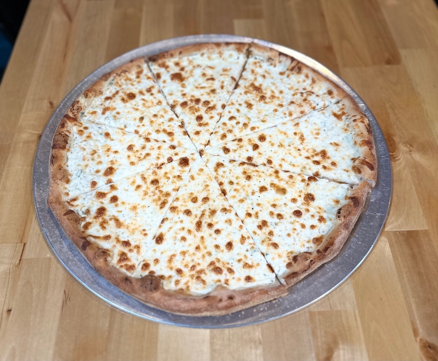 White Pizza Pizza 14".