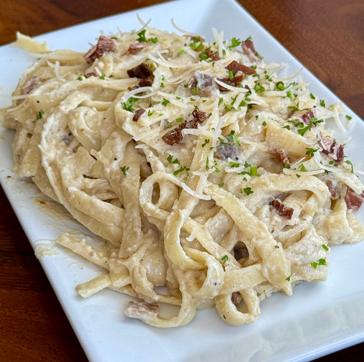 Carbonara a la Fettuccine.