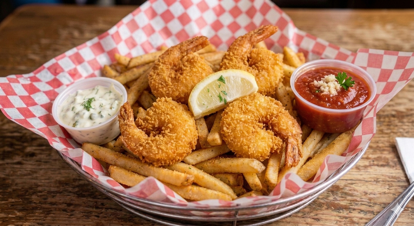 4 Piece Jumbo Shrimp.