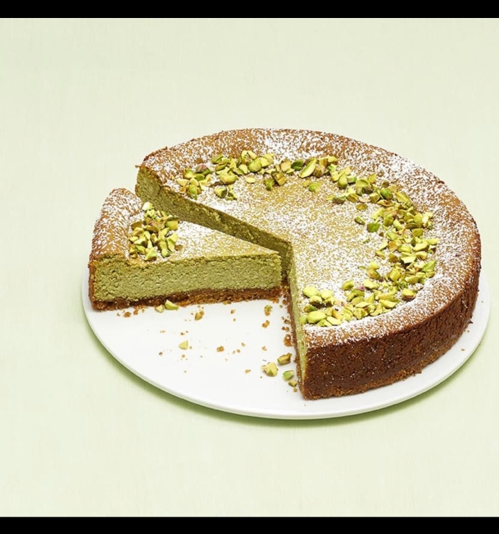 Pistachio Ricotta Cake.