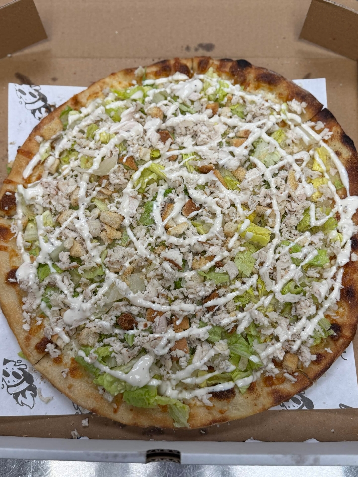 14” Chicken Caesar.