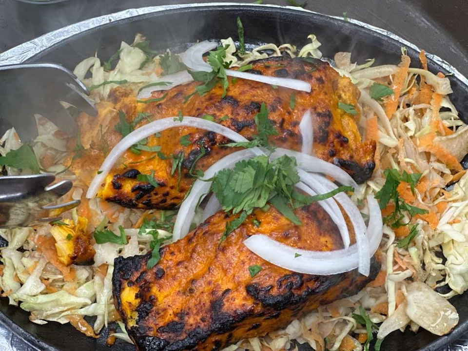 Salmon Tandoori.
