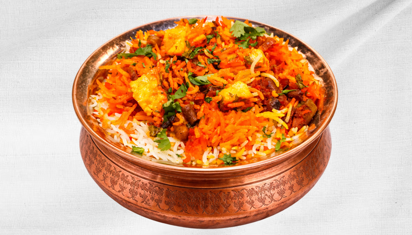 Paneer Biryani.