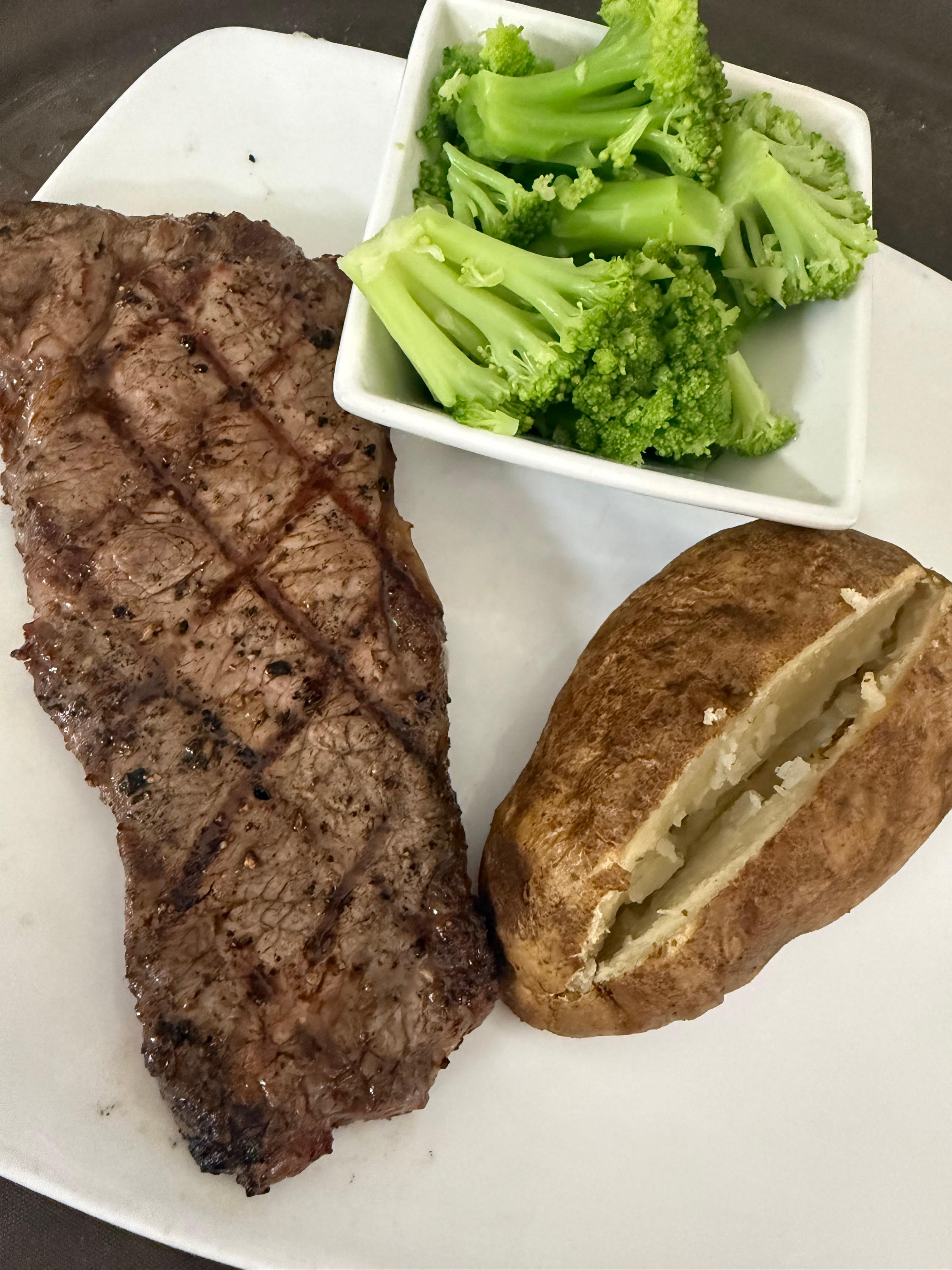 10 oz New York Strip.