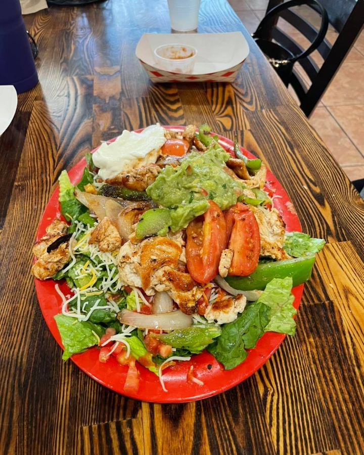 Grilled Fajita Salad.