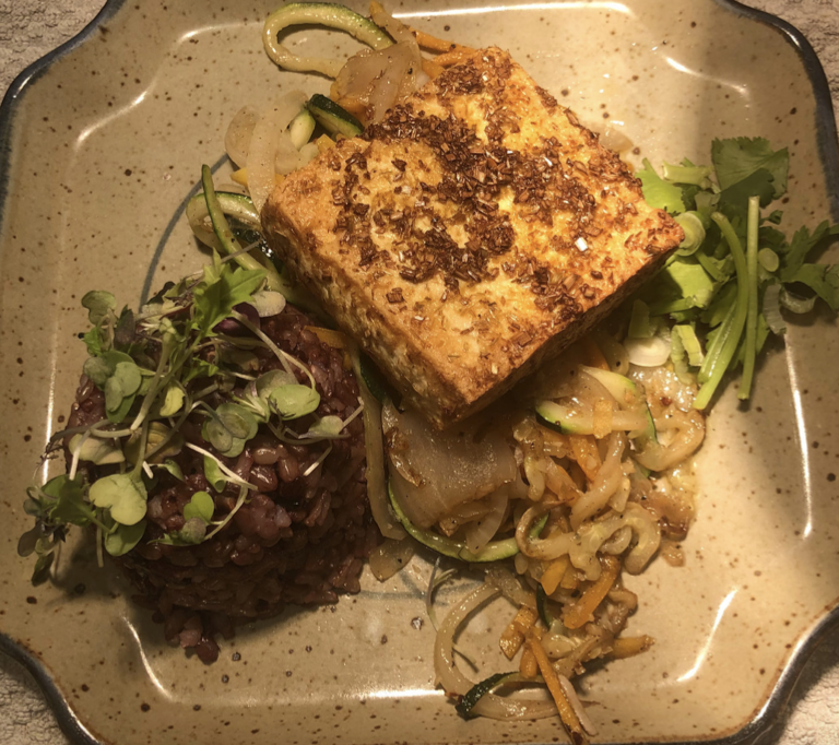 Lemongrass Turmeric Tofu.