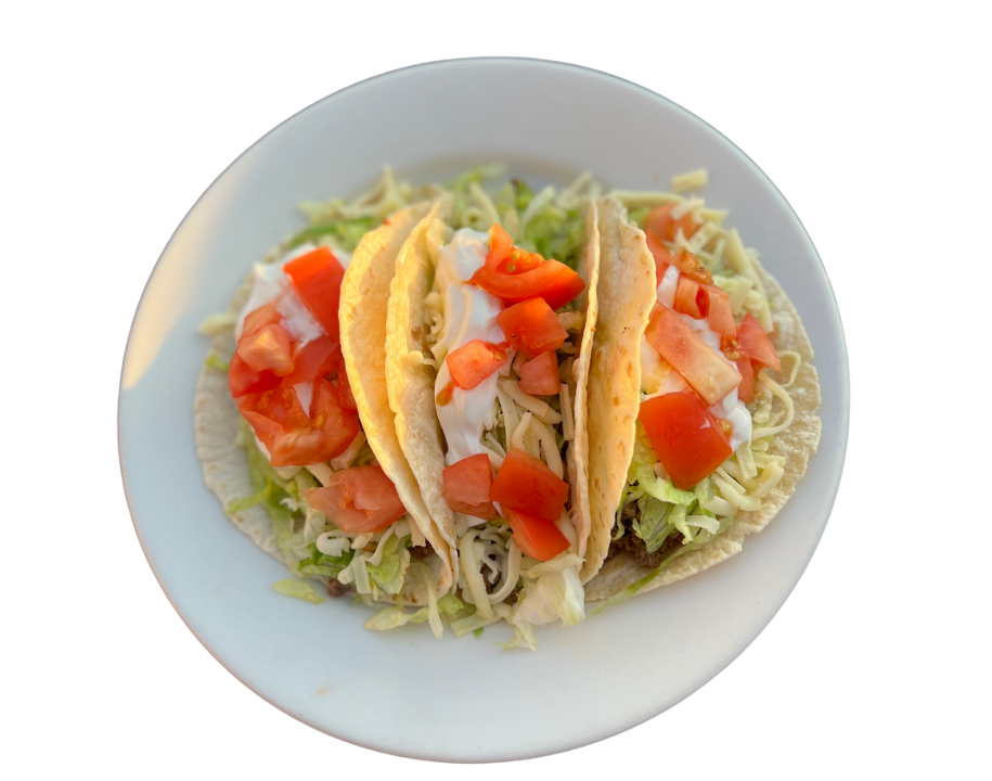 (3) Soft Tacos.