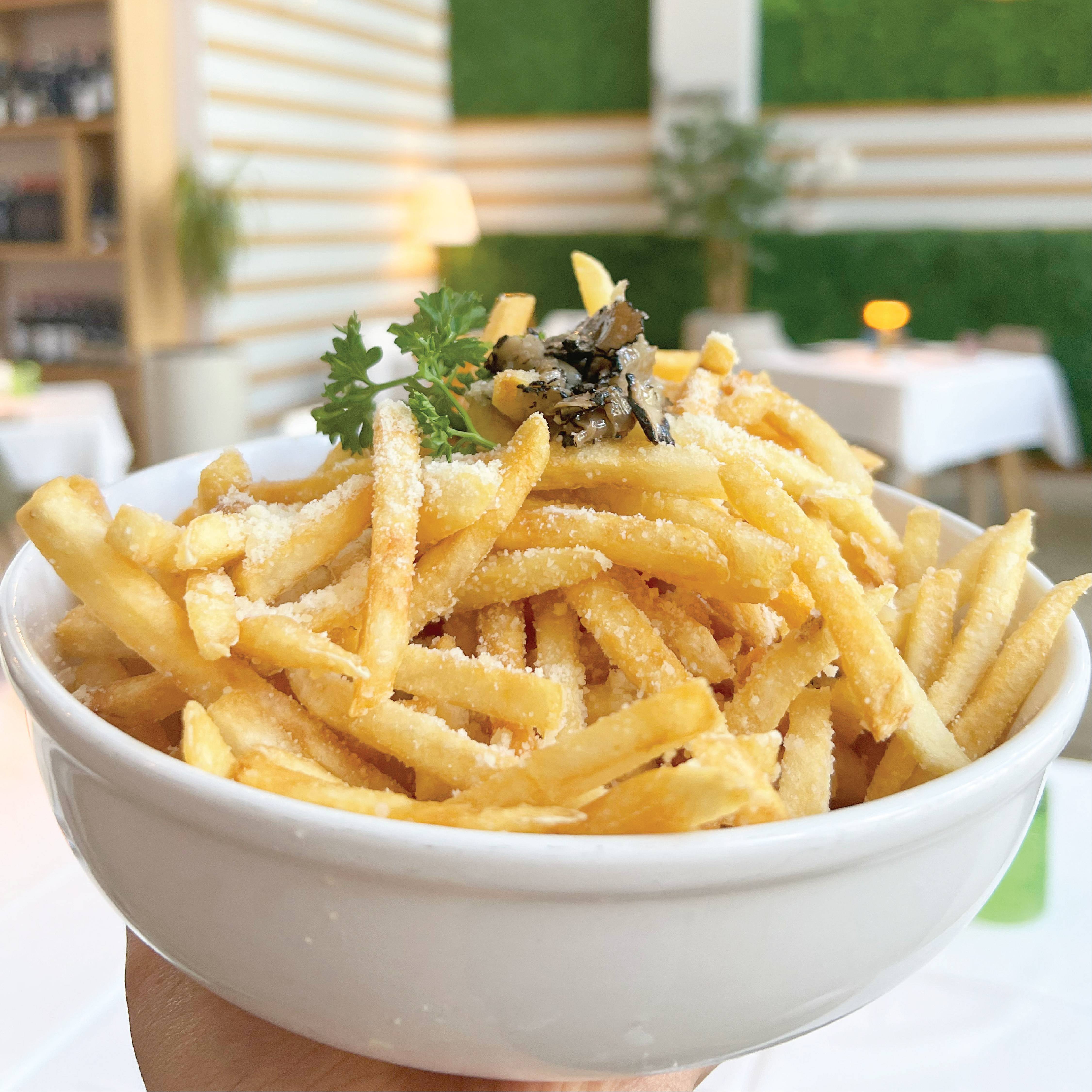 Parmesan Black Truffles French fries.