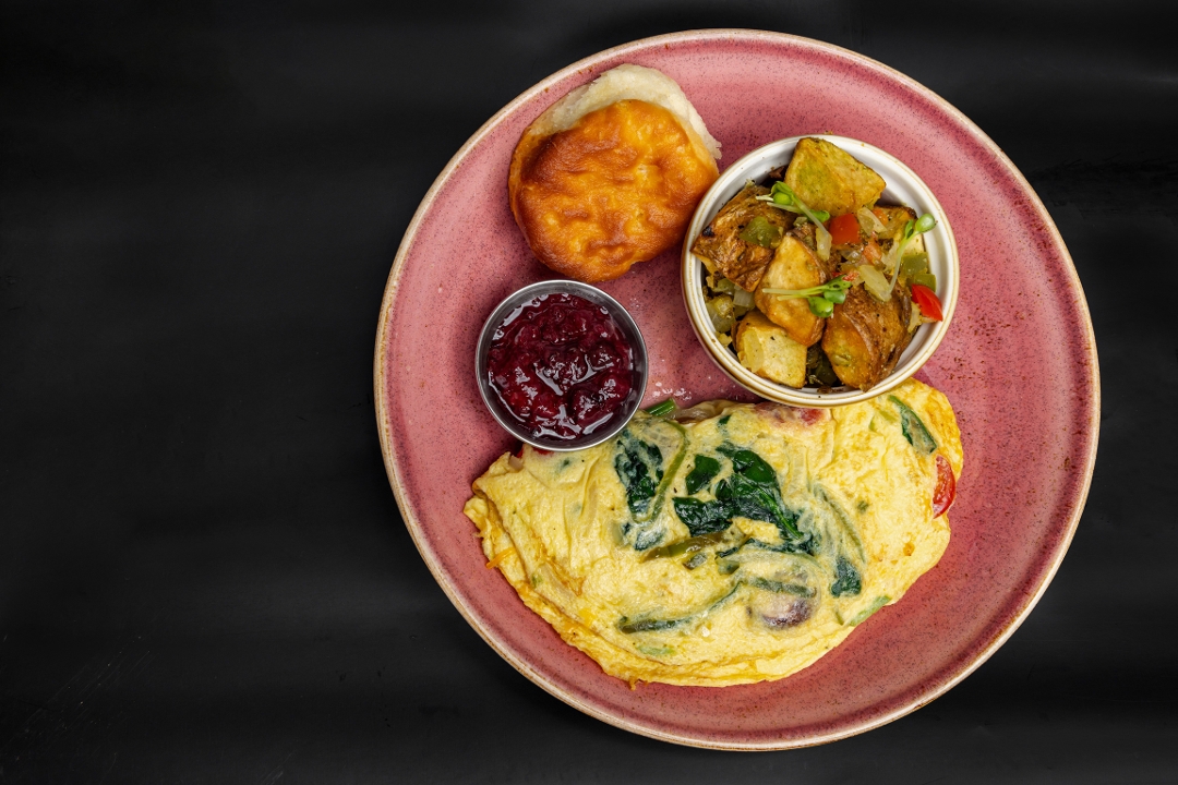 JB Veggie Omelet.