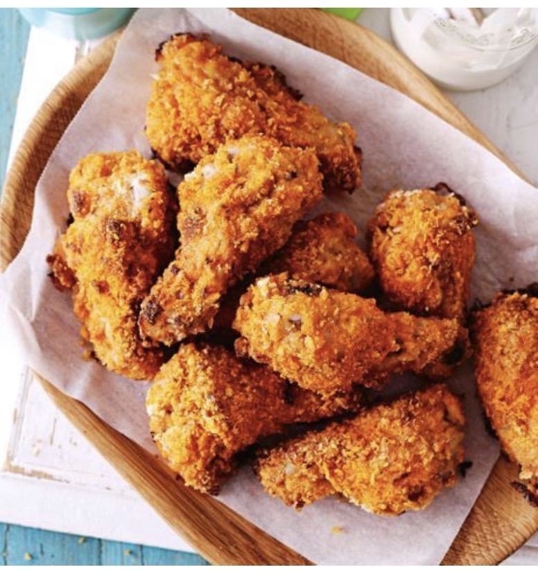 6 Pc Crispy Wings.