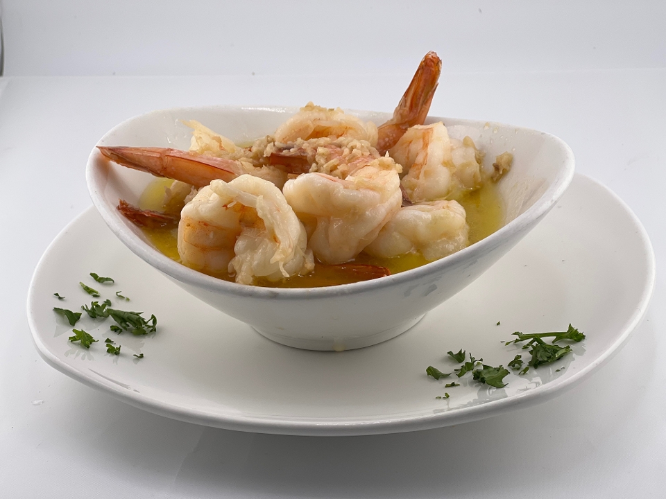 Shrimp In Garlic Sauce Appetizer.
