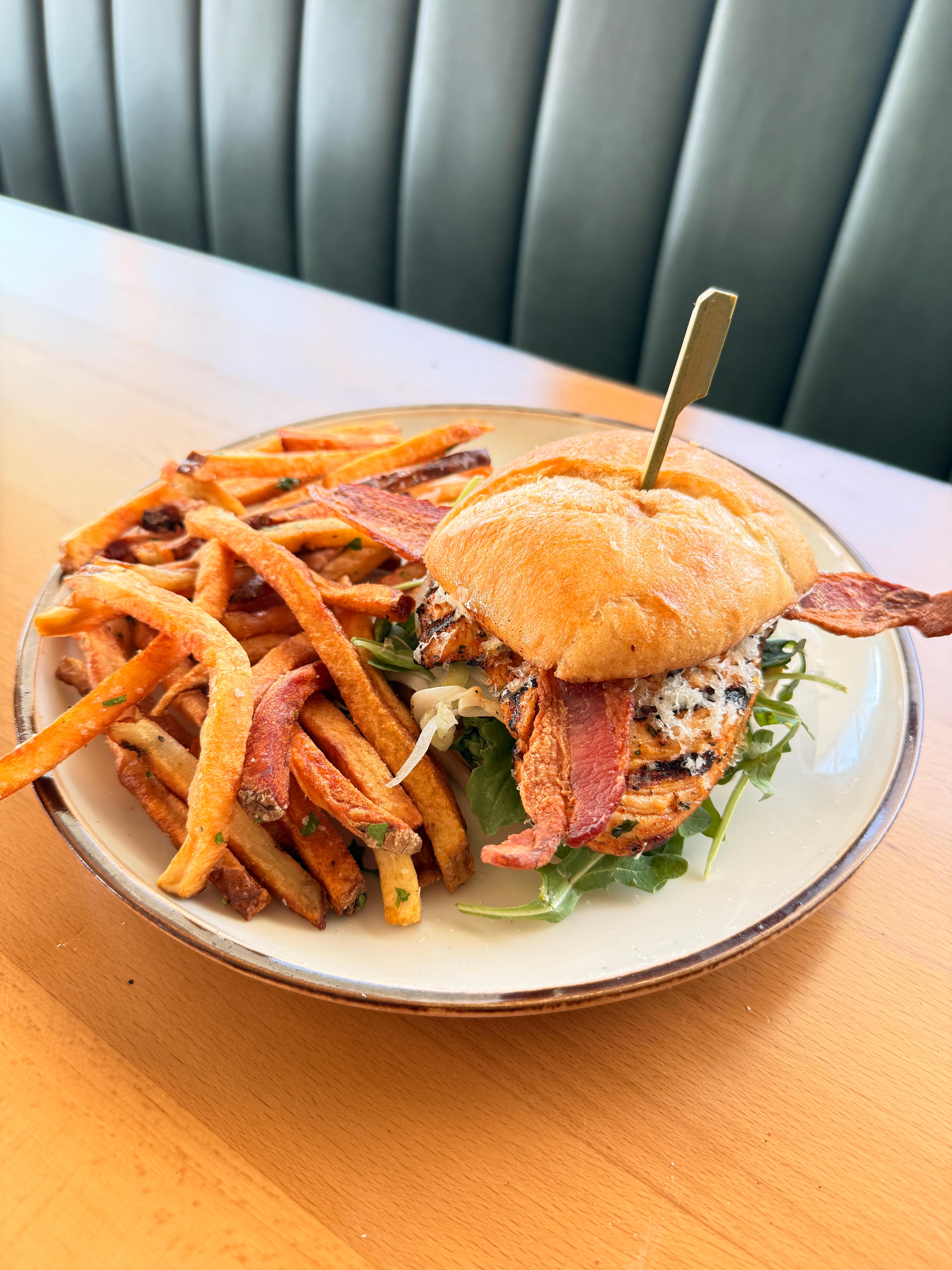 Ciabatta Chicken Sandwich.