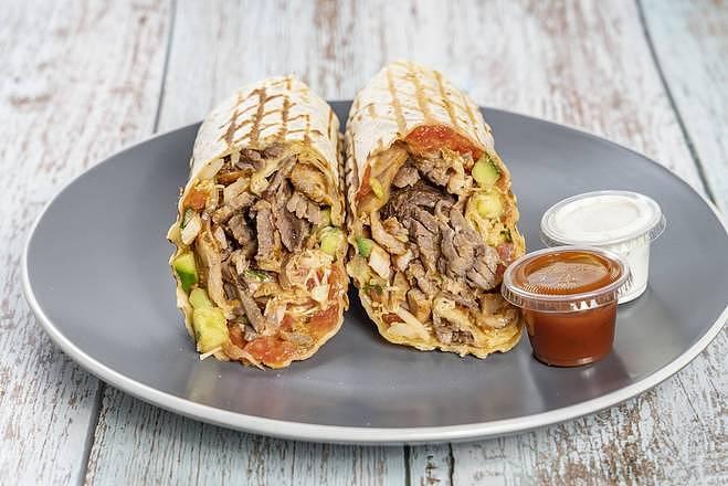 Mixed Shawarma Wrap.