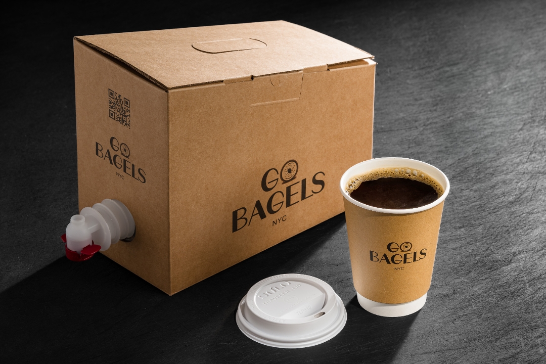 BOX OF HOT ORGANIC COFFEE (96 FL.OZ.).