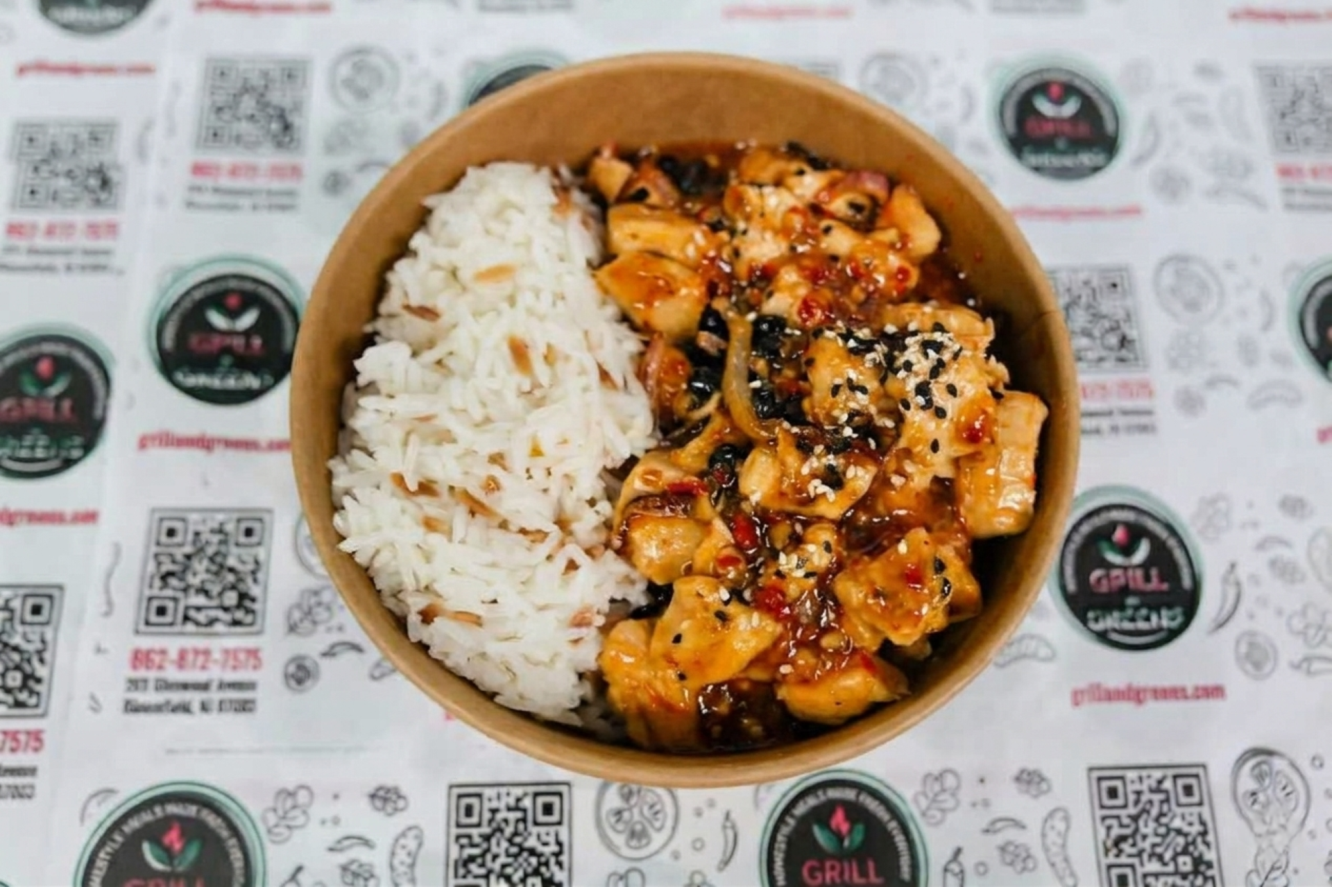 Thai Chili Chicken with Rice.
