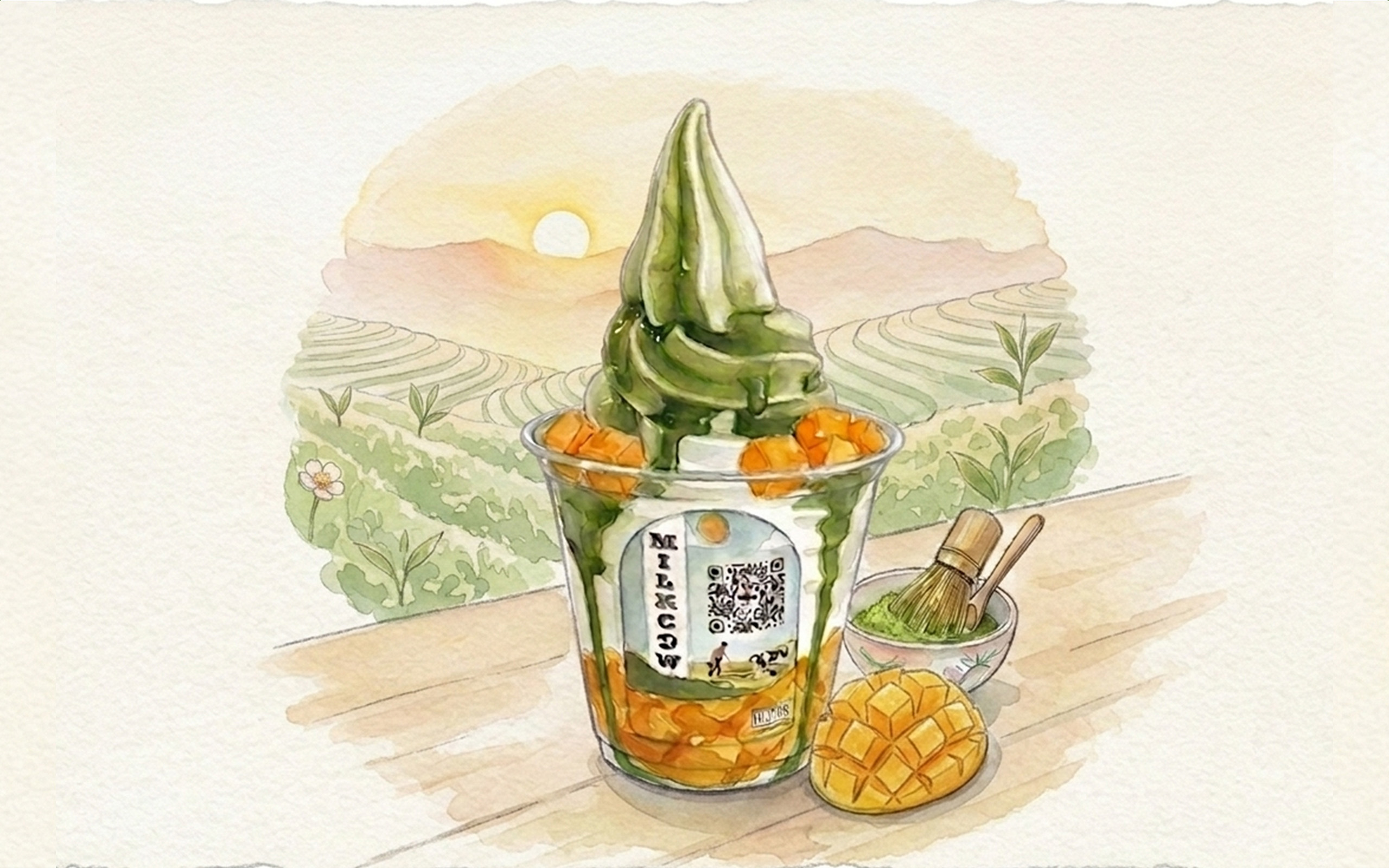 Mango Matcha.
