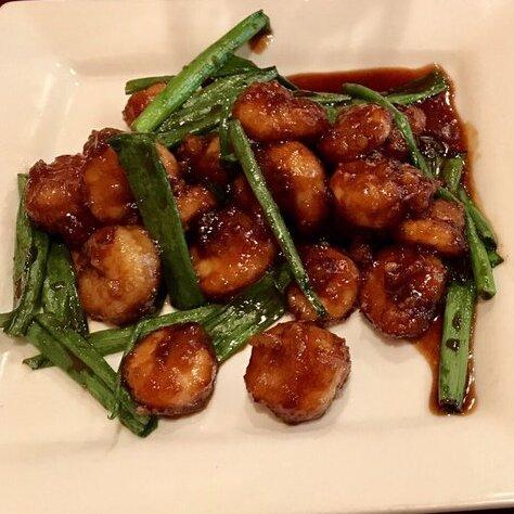 Mongolian shrimp (lunch).