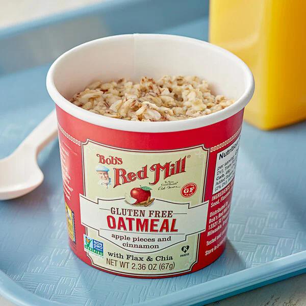 Bob's Red Mill Oatmeal- Apple Cinnamon.