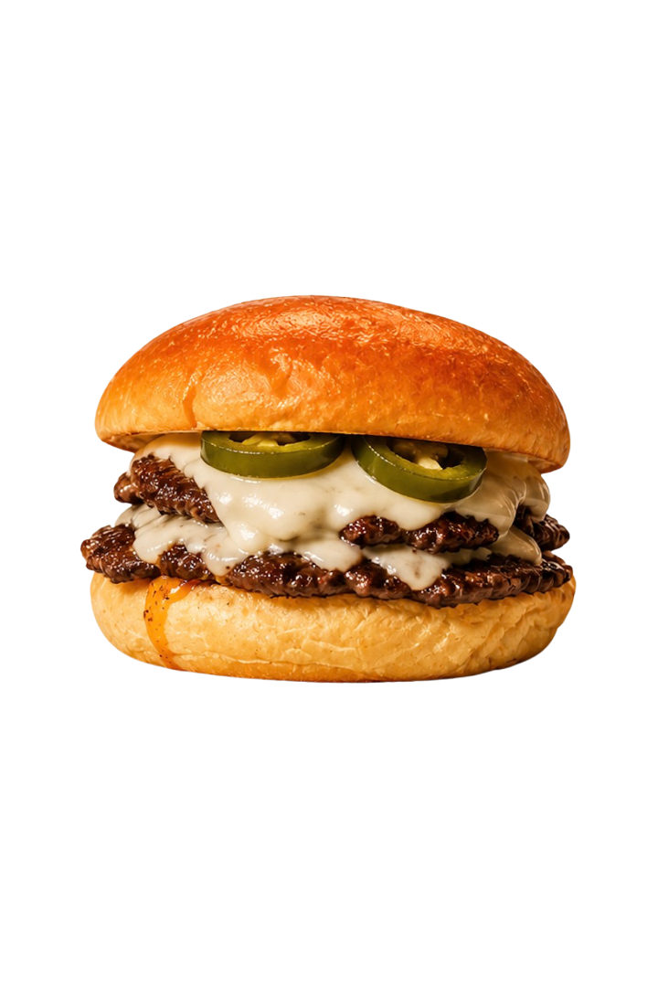 PYO Jalapenyo Smashburger.