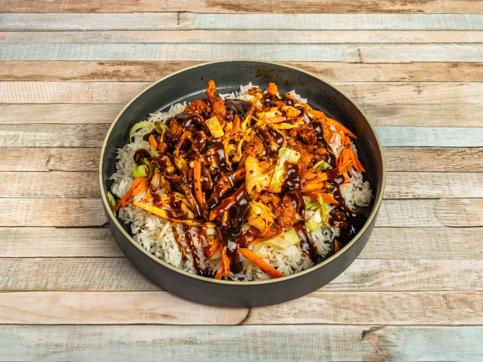 Firecracker Chicken Rice Bowl.