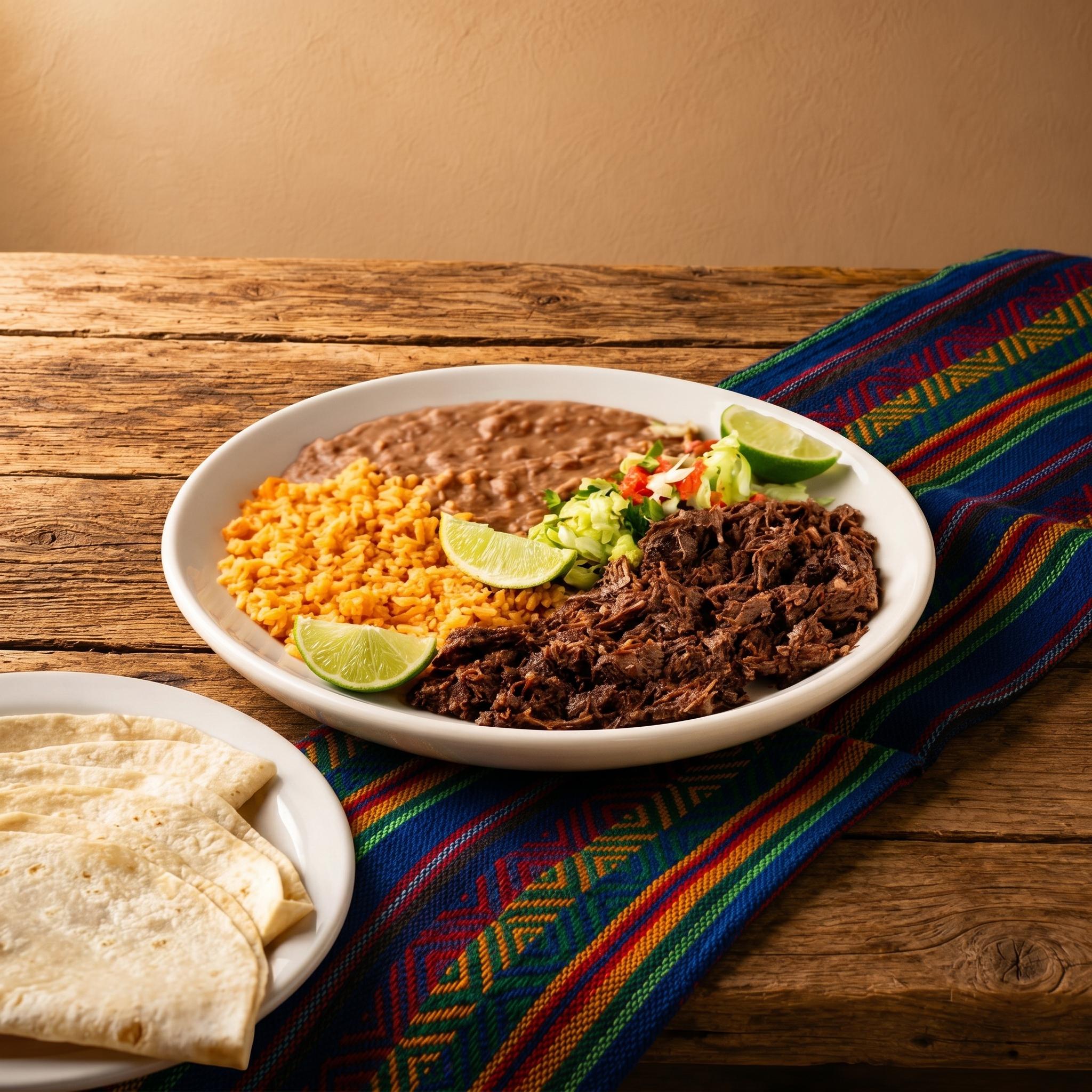 Barbacoa Platter.