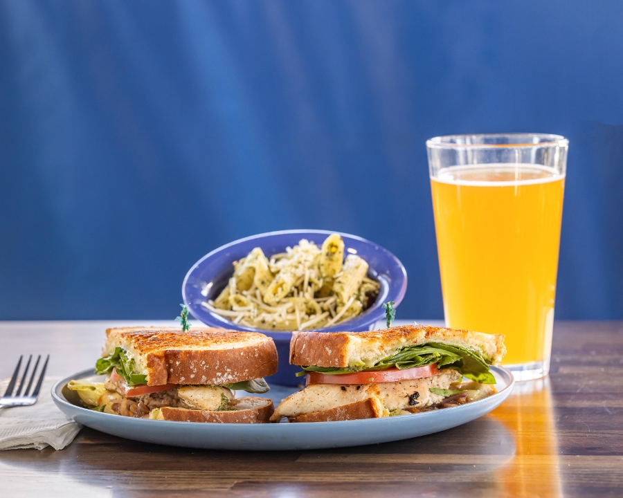 Pesto Chicken Melt.