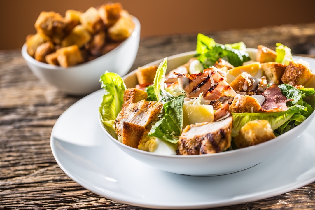 Caesar Salad with Chicken.